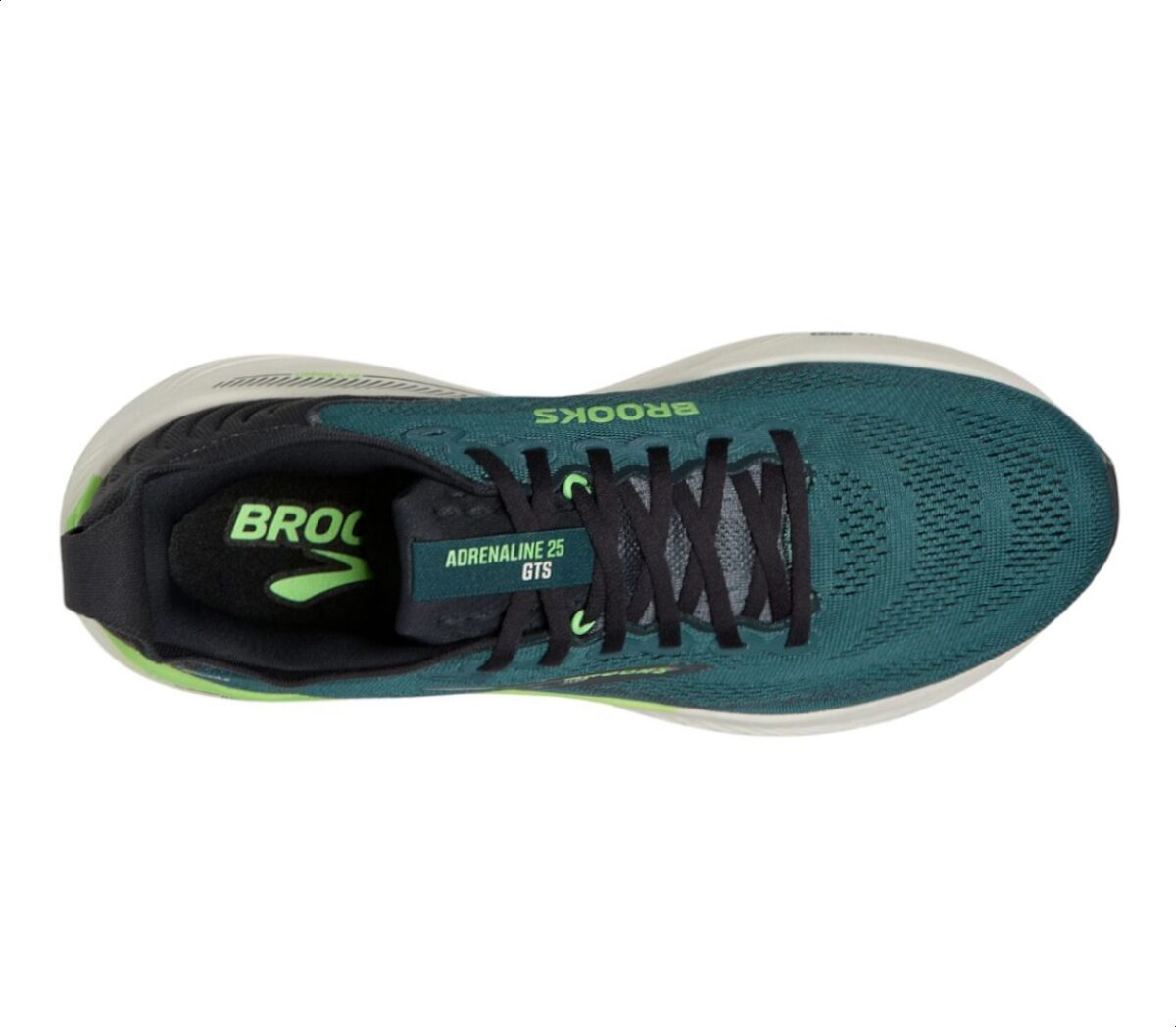 Tomaia Scarpa Brooks Adrenaline GTS 25 uomo Atlantic Deep Coconut Green