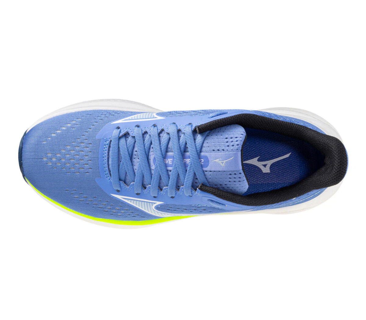 Tomaia Scarpa Mizuno Wave Inspire 22 donna blu gialla