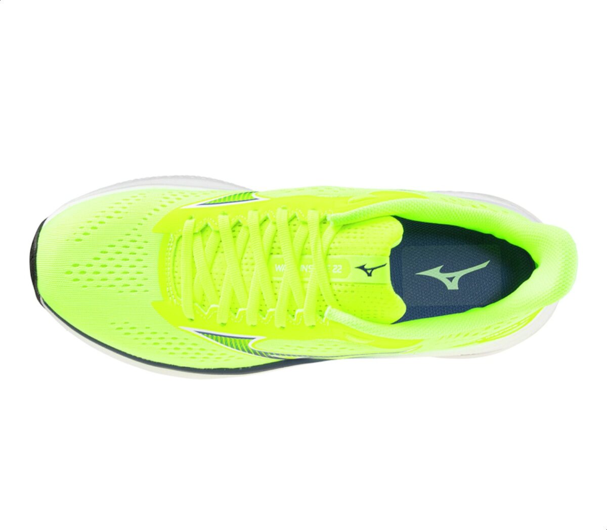 Tomaia Scarpa Mizuno Wave Inspire 22 uomo gialla fluo