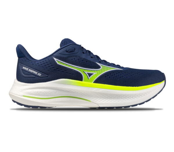 Scarpa Mizuno Wave Inspire 22 uomo blu gialla