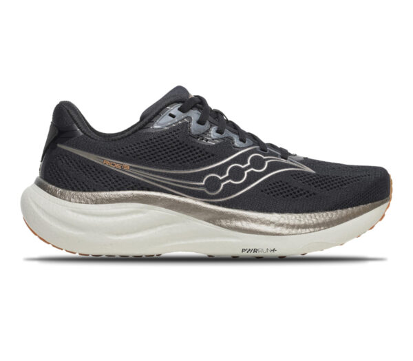 Scarpa Saucony Ride 19 uomo nera bianca