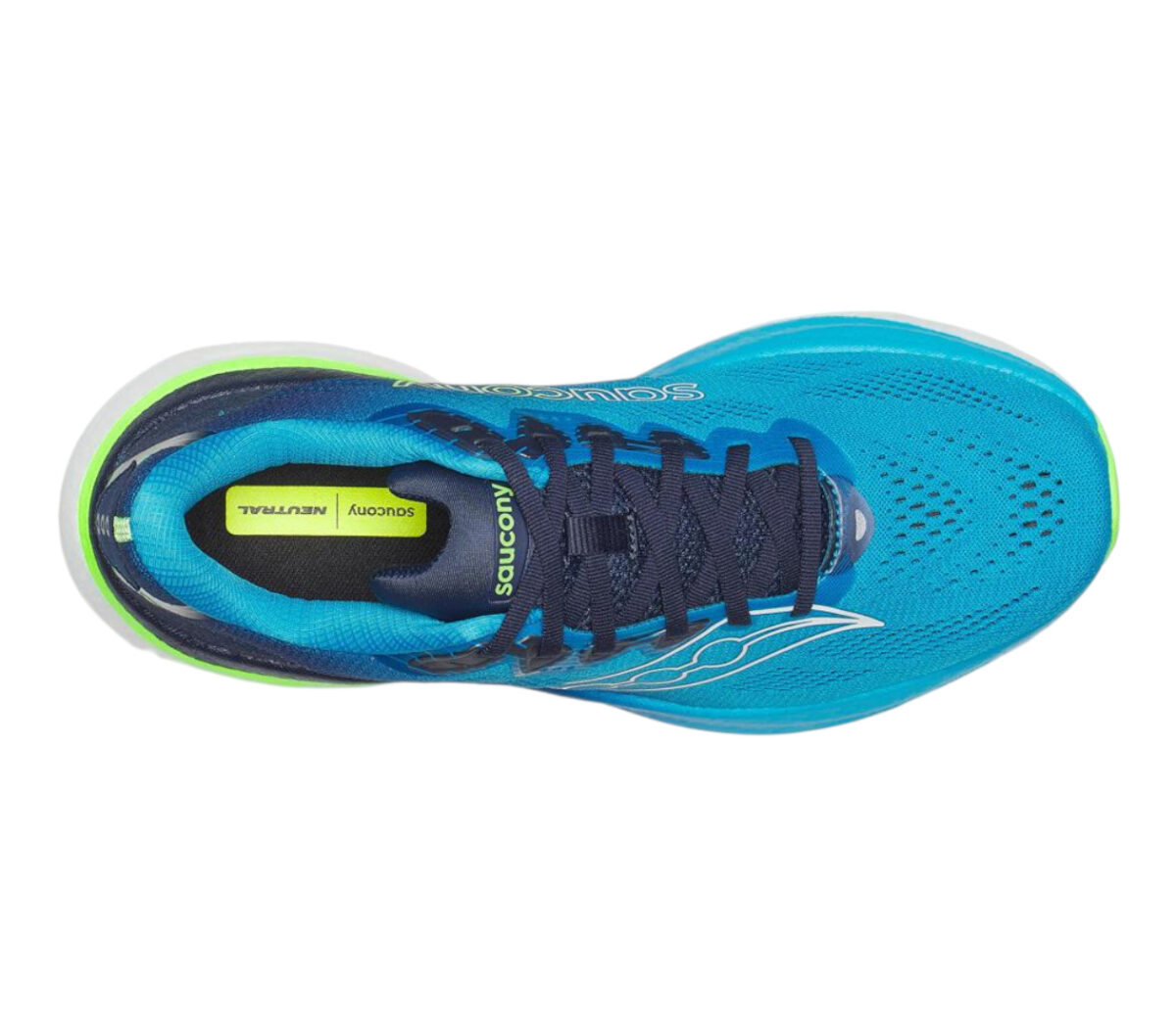 Tomaia Scarpa Saucony Ride 19 uomo blu cobalto