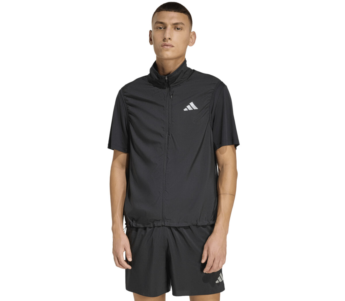 Gilet Adidas Run Ess Vest uomo nero