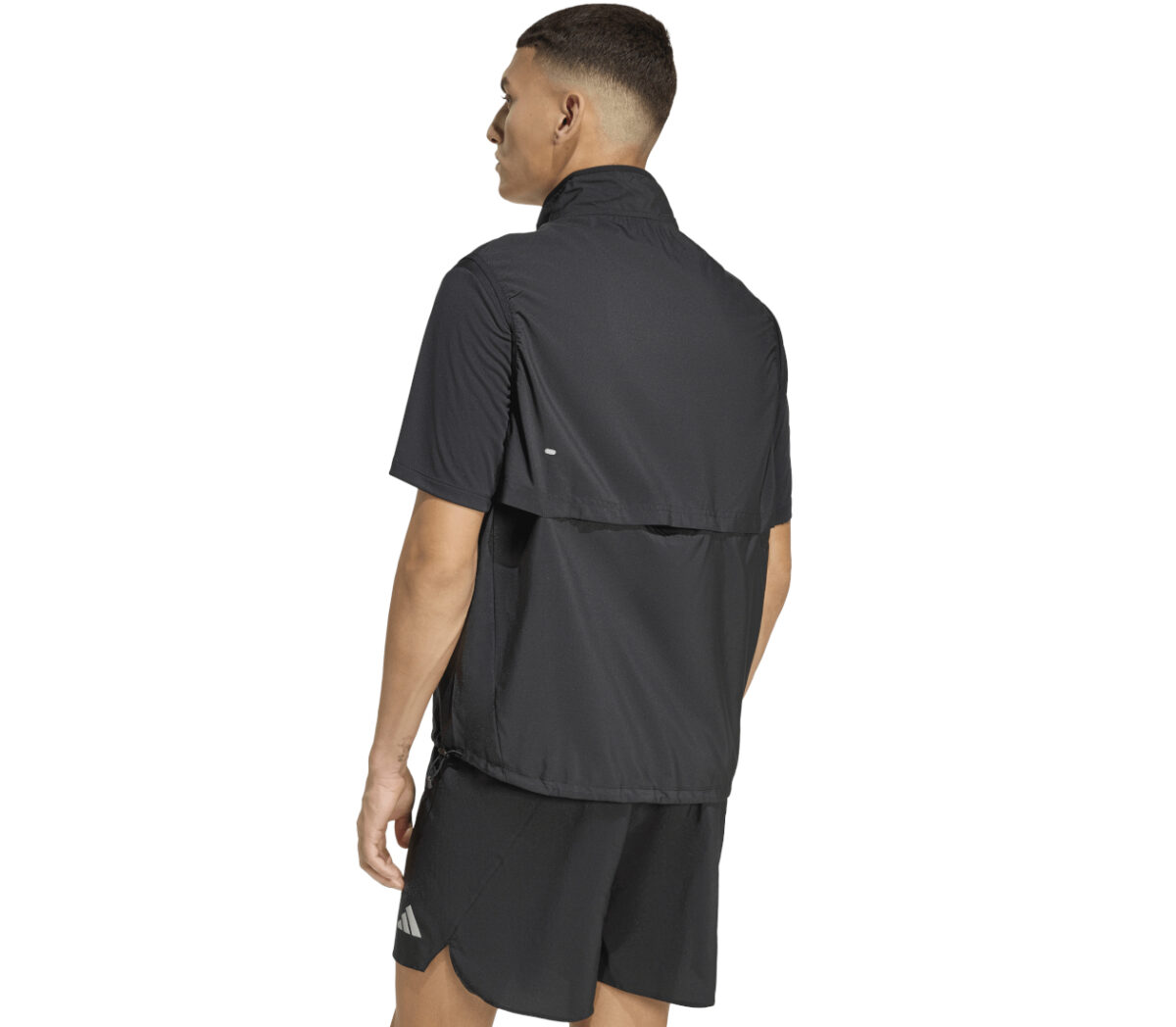 Dietro Gilet Adidas Run Ess Vest uomo nero