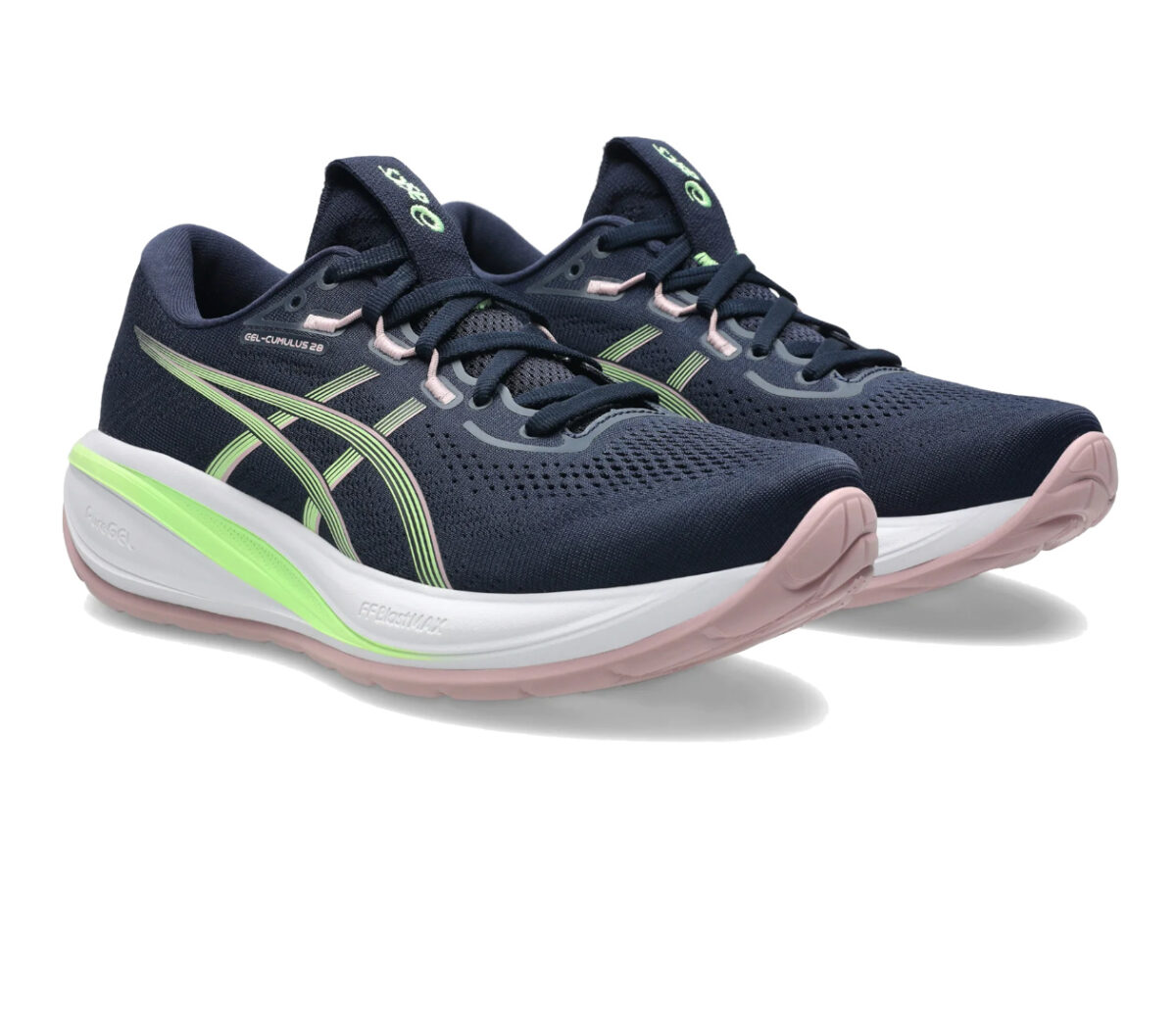 Coppia Scarpa Asics Gel Cumulus 28 donna nera rosa