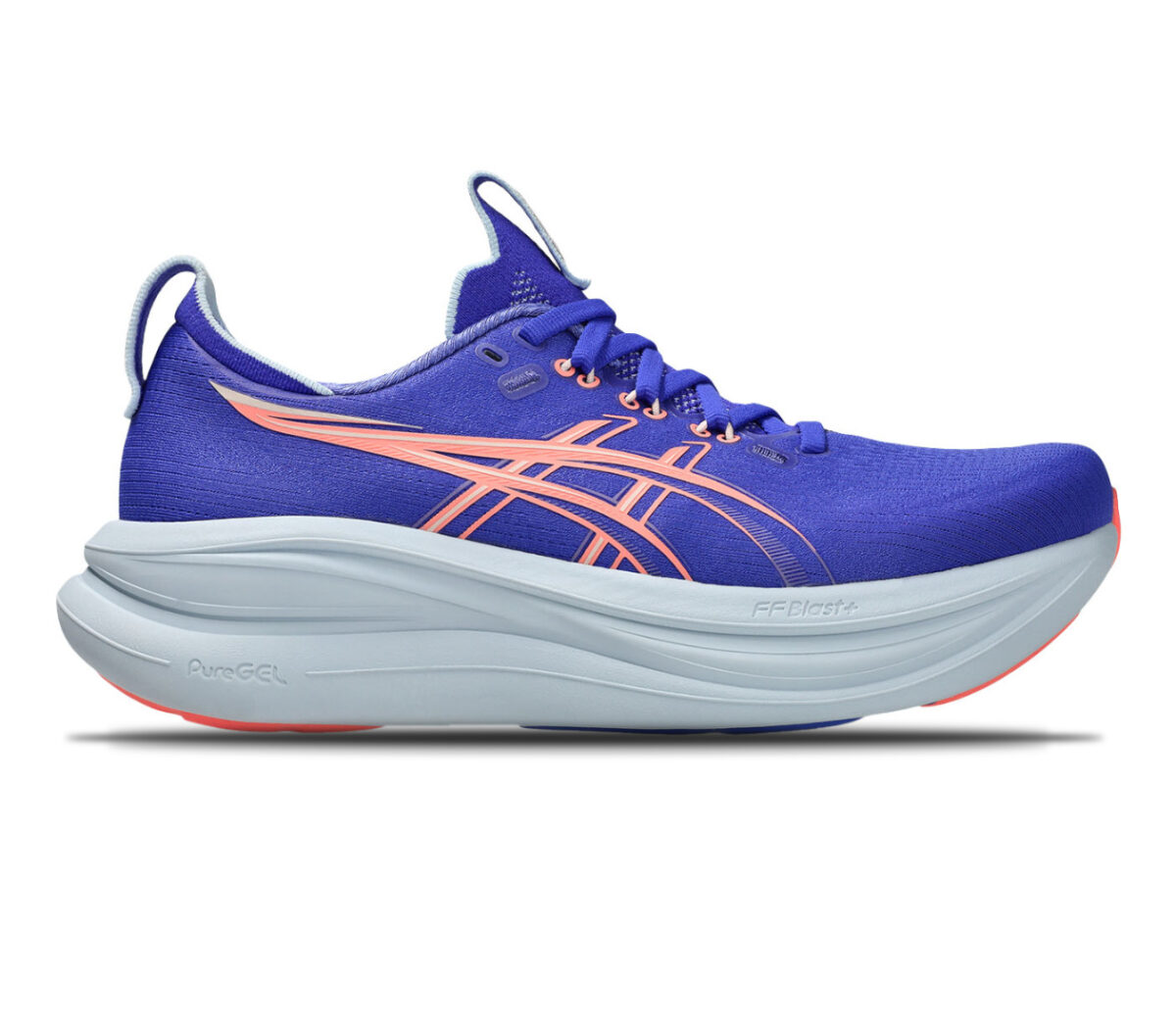 Scarpa Asics Gel Nimbus 28 donna blu arancione