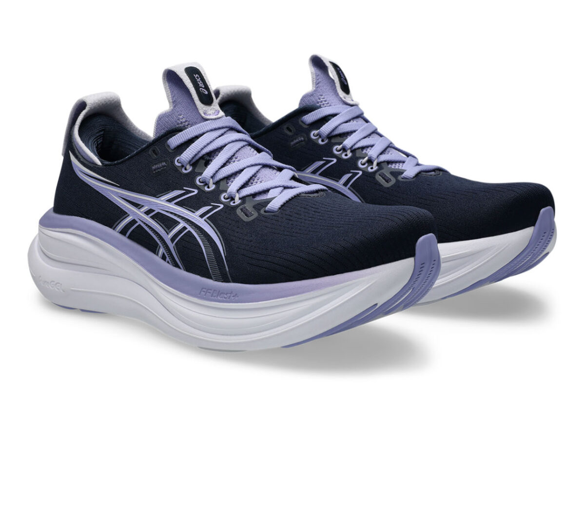 Coppia Scarpa Asics Gel Nimbus 28 donna blu lilla