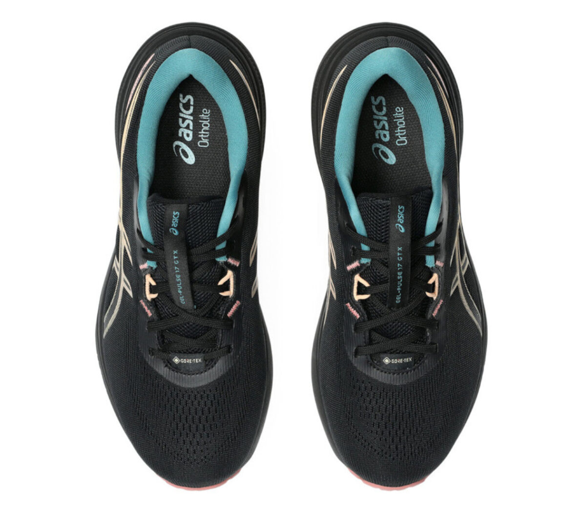Tomaia Scarpa Asics Gel Pulse 17 GTX donna Black Apricot Crush