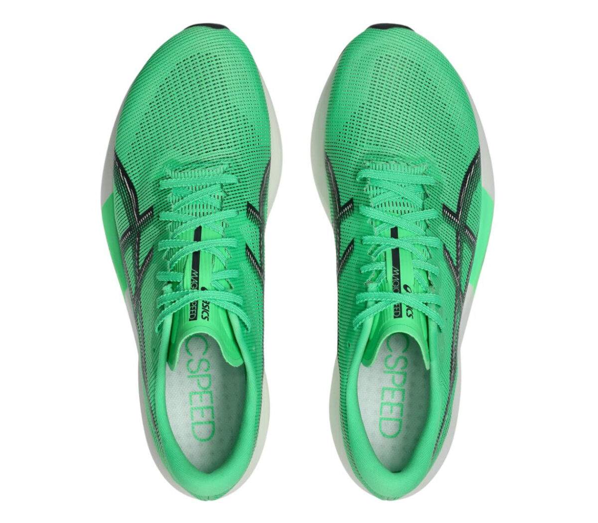 Tomaia Scarpa Asics Magic Speed 5 unisex verde