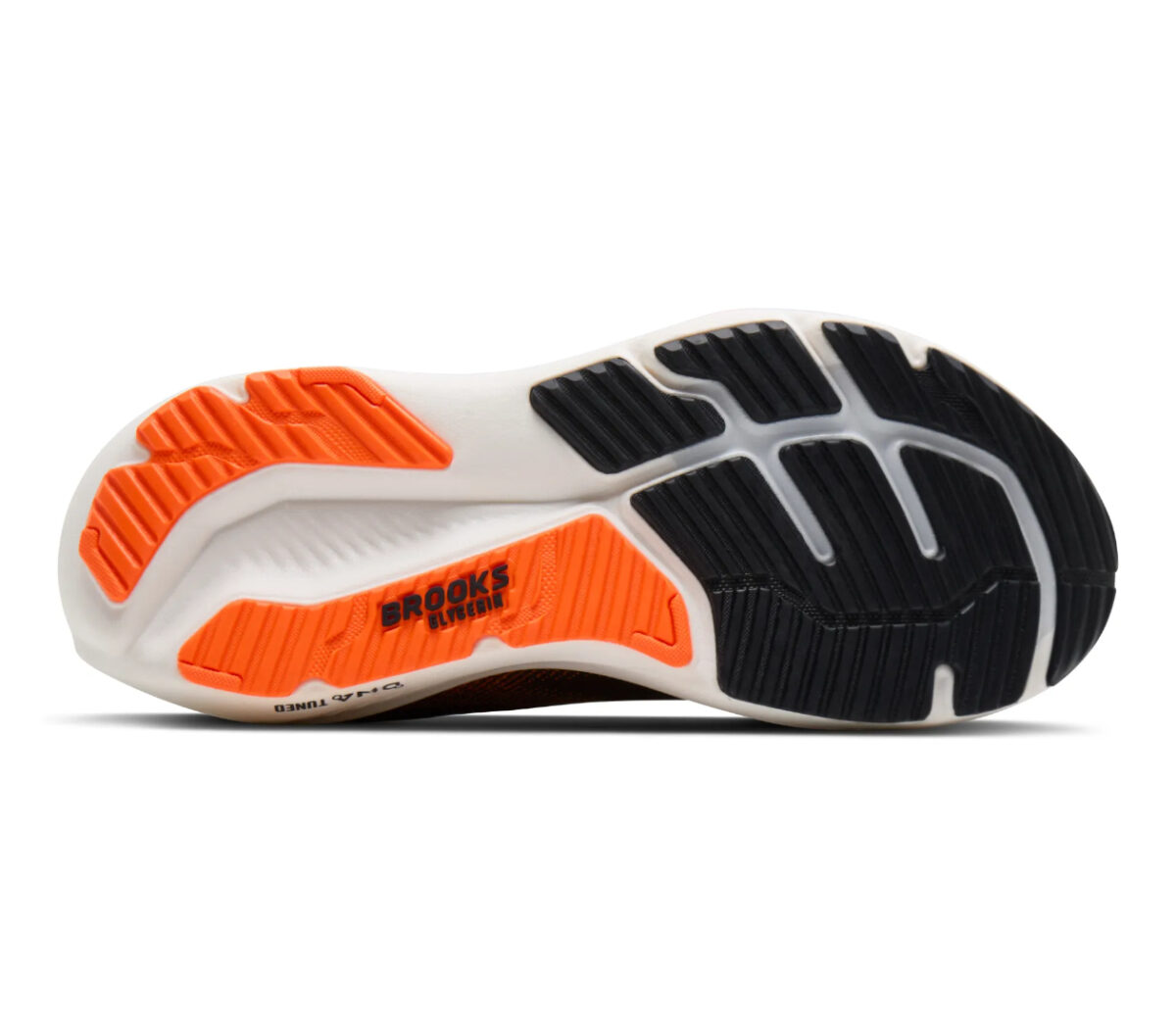 Suola Scarpa Brooks Glycerin 23 uomo nera arancione