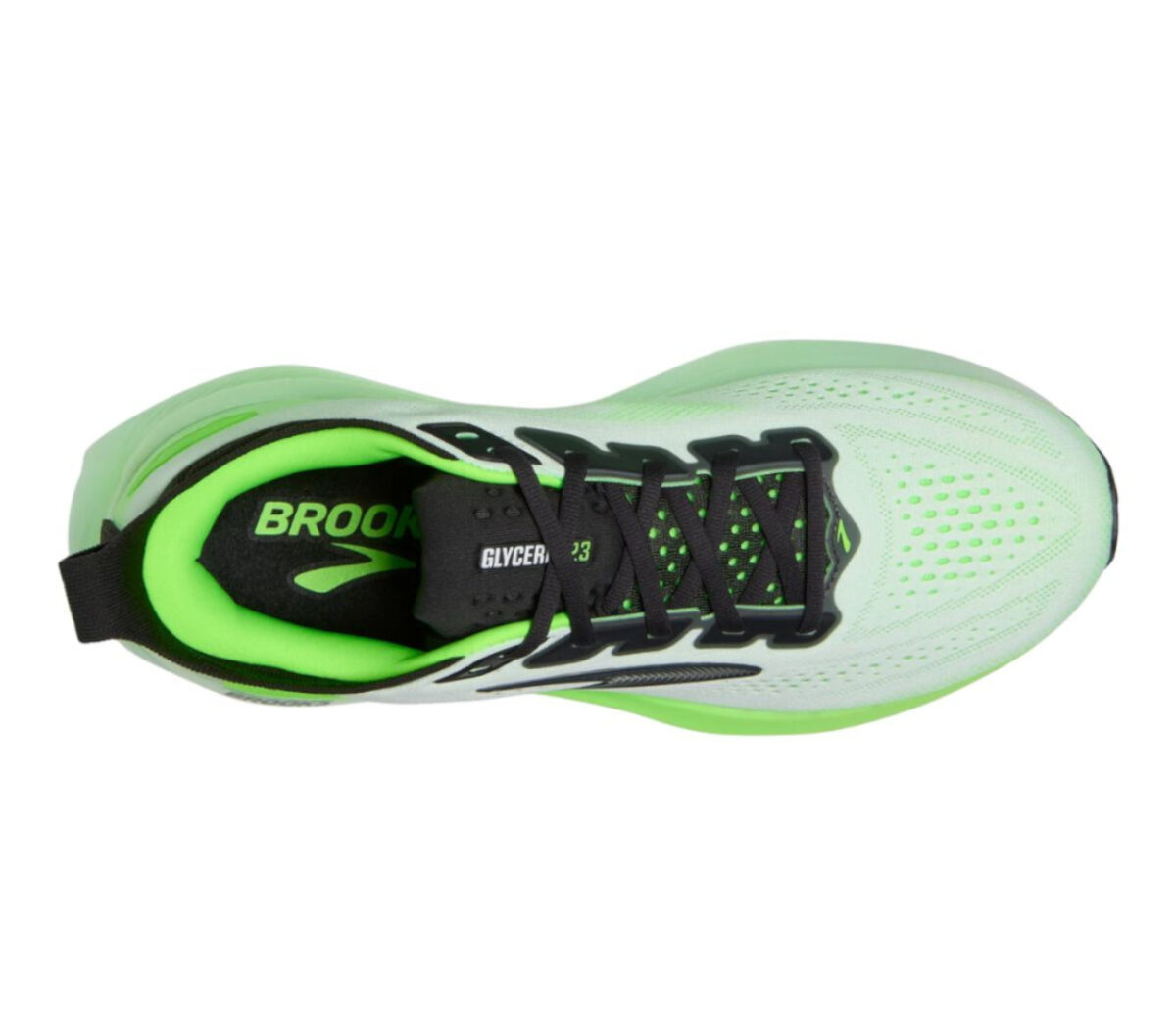 Tomaia Scarpa Brooks Glycerin 23 uomo verde