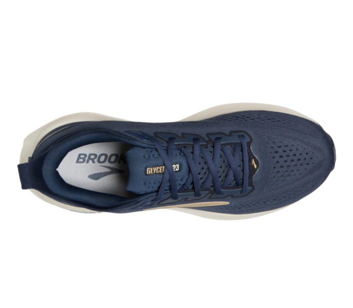 Tomaia Scarpa Brooks Glycerin 23 uomo blu oro