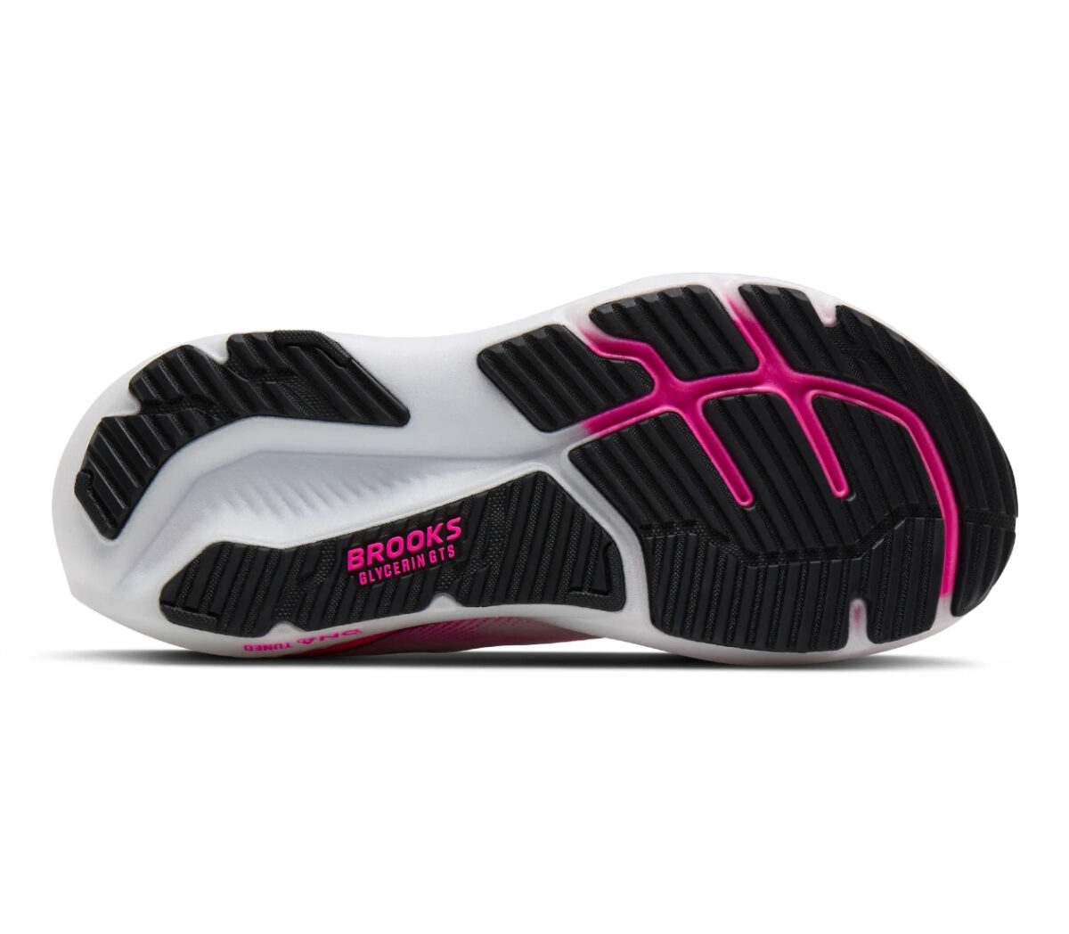 Suola Scarpa Brooks Glycerin GTS 23 donna rosa bianca
