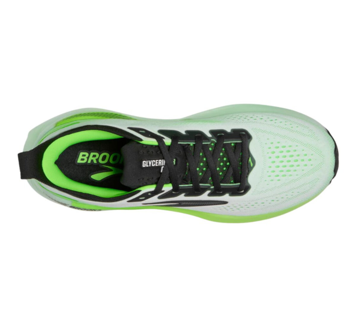 Tomaia Scarpa Brooks Glycerin GTS 23 uomo verde