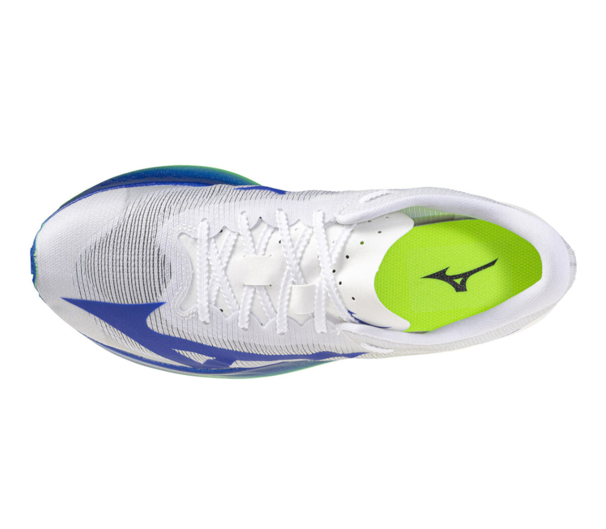 Tomaia Scarpa Mizuno Hyperwarp Elite unisex White Lightning Yellow Hyper Blue