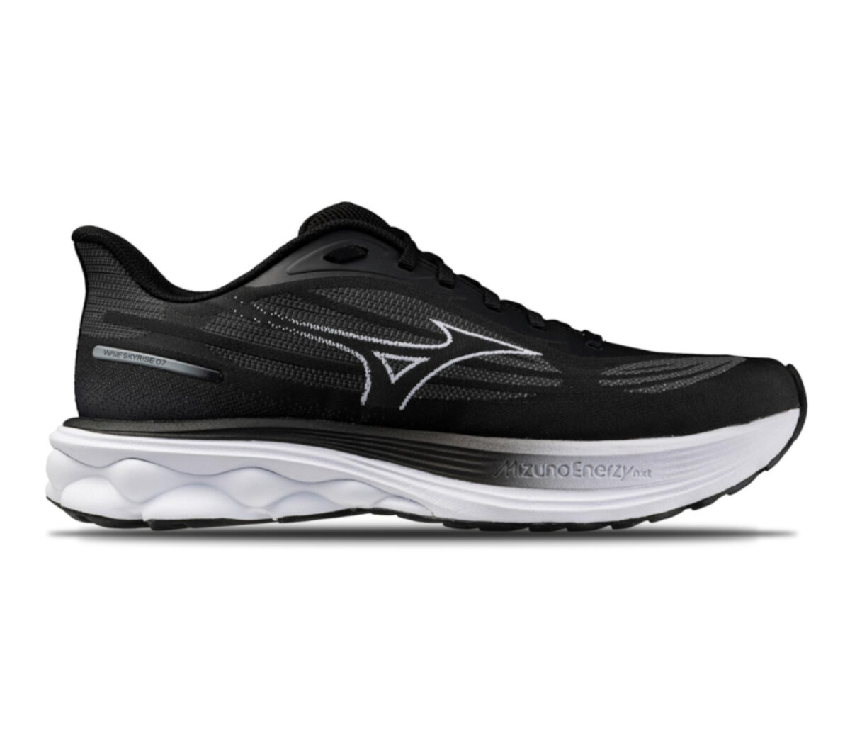 Scarpa Mizuno Wave Skyrise 7 uomo nera bianca