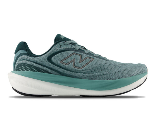 Scarpa New Balance 1080 v15 uomo MEDUSA GREEN con DARK SILVER METALLIC e SALT WATER