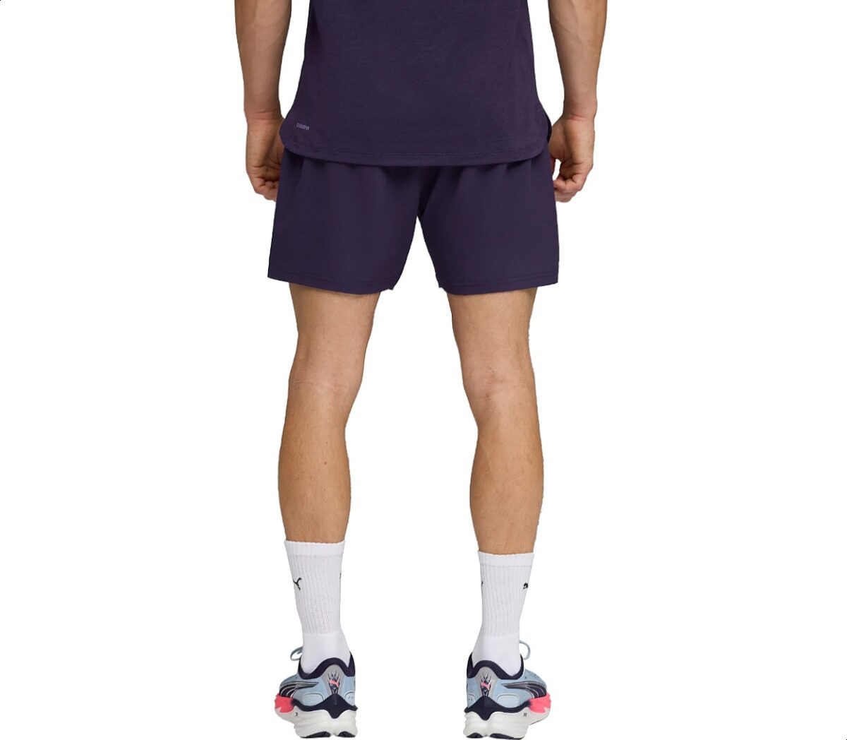 Dietro Pantaloncino Puma x Hyrox Dryelite 5” Short uomo viola