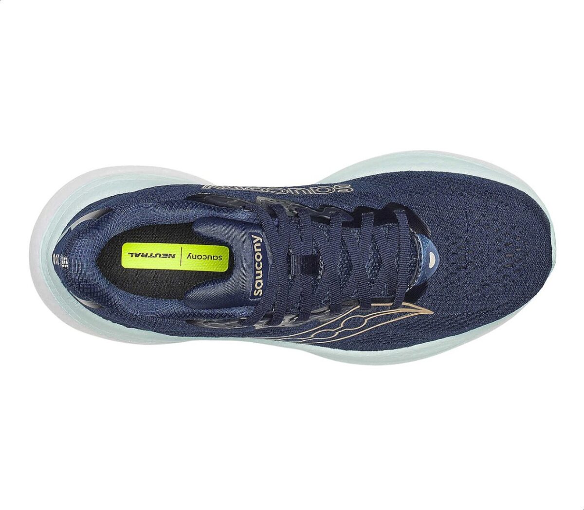 Tomaia Scarpa Saucony Ride 19 donna navy aqua