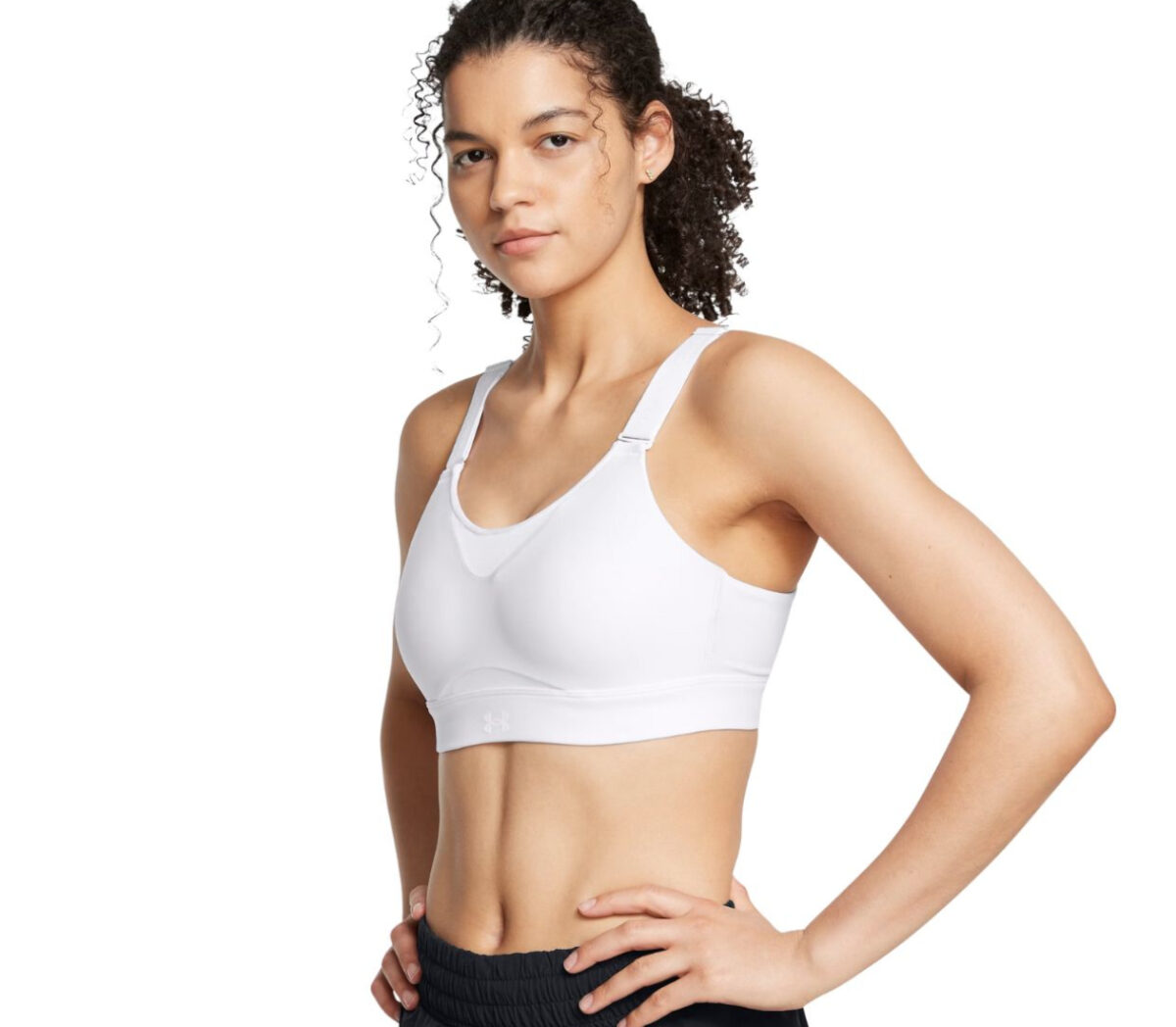 Reggiseno Under Armour Infinity High 2.0 Bra donna bianco