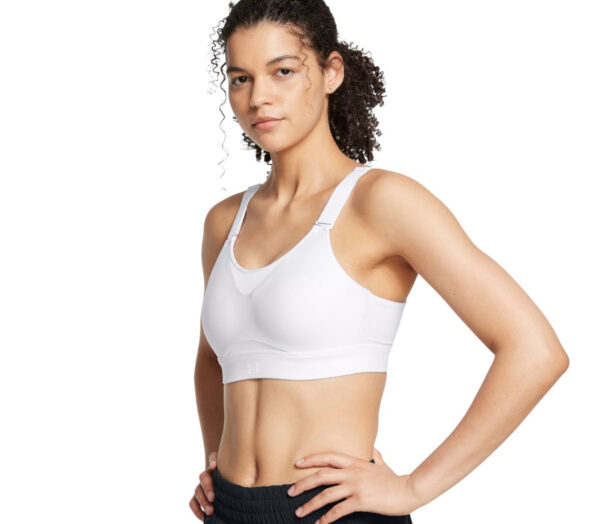 Reggiseno Under Armour Infinity High 2.0 Bra donna bianco