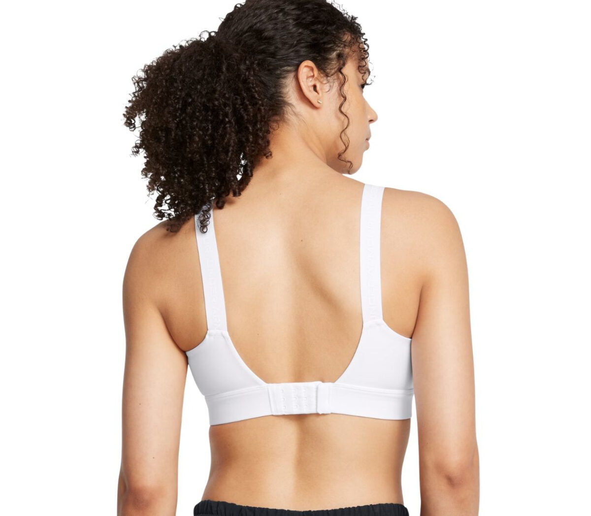 Dietro Reggiseno Under Armour Infinity High 2.0 Bra donna bianco