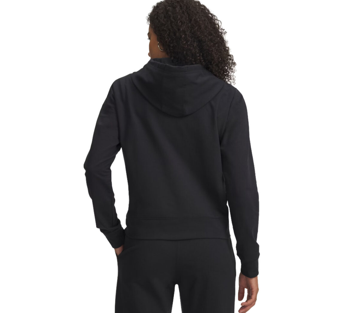 Dietro Giacca Under Armour Sport Terry FZ donna nera