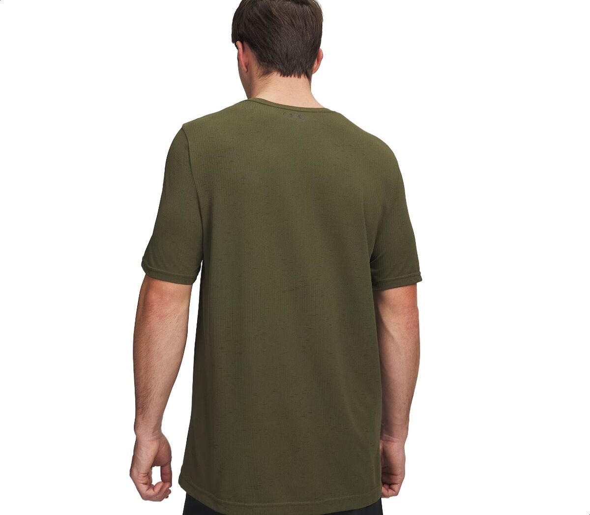 Dietro T-shirt Under Armour Vanish Seamless SS uomo Marine OD Green Black