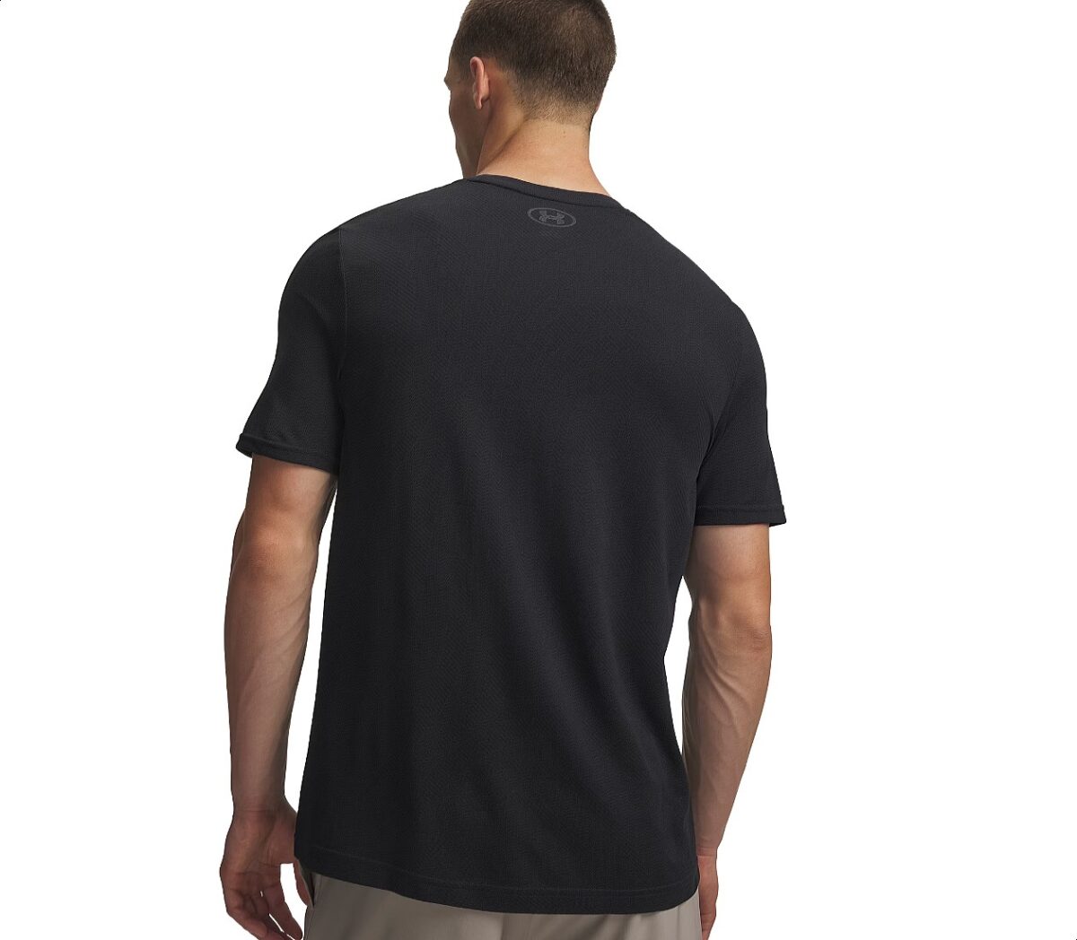 Dietro T-shirt Under Armour Vanish Seamless Novelty SS uomo nera