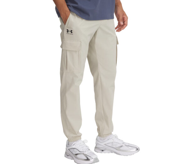 Pantaloni Under Armour Vibe Woven Cargo Pants uomo beige