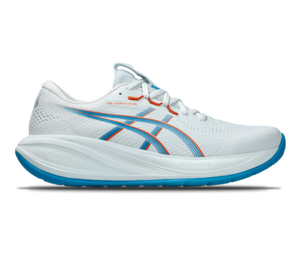 Scarpa Asics Gel Cumulus 28 uomo bianca celeste