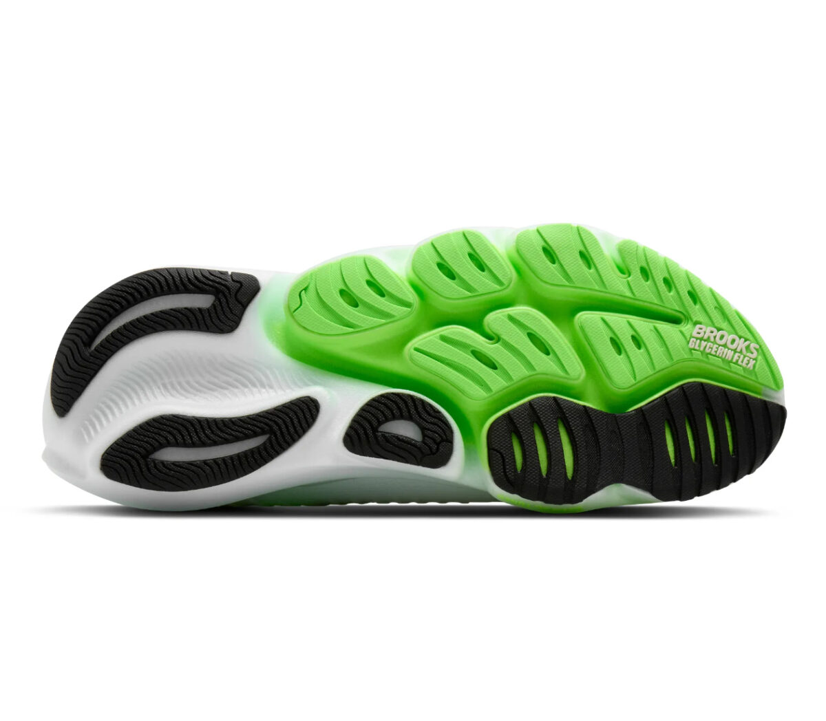 Suola Scarpa Brooks Glycerin Flex uomo White Green Gecko Phantom