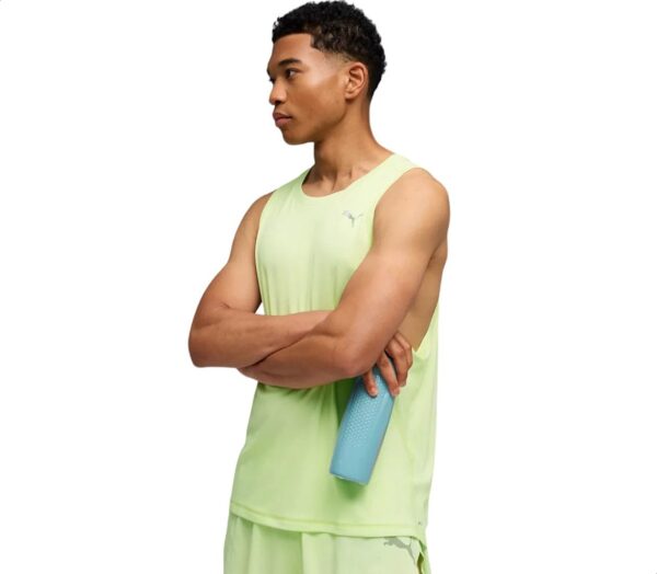 Canotta Puma Run Velocity Tank uomo gialla