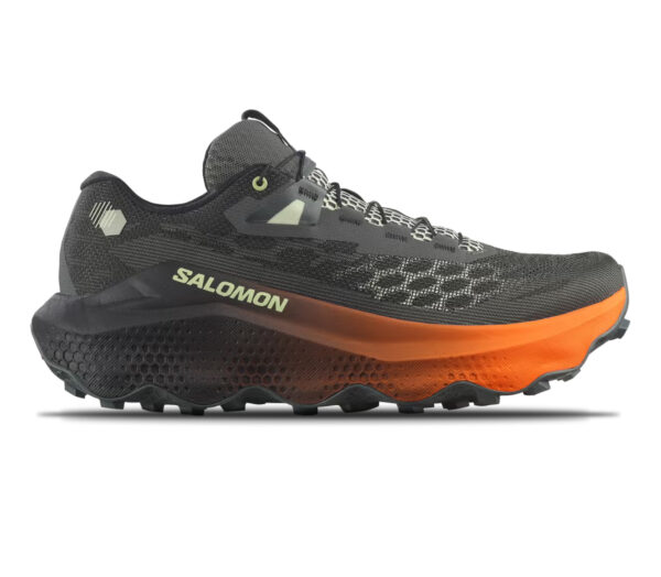 Scarpa Salomon Ultra Glide 4 uomo nera arancione
