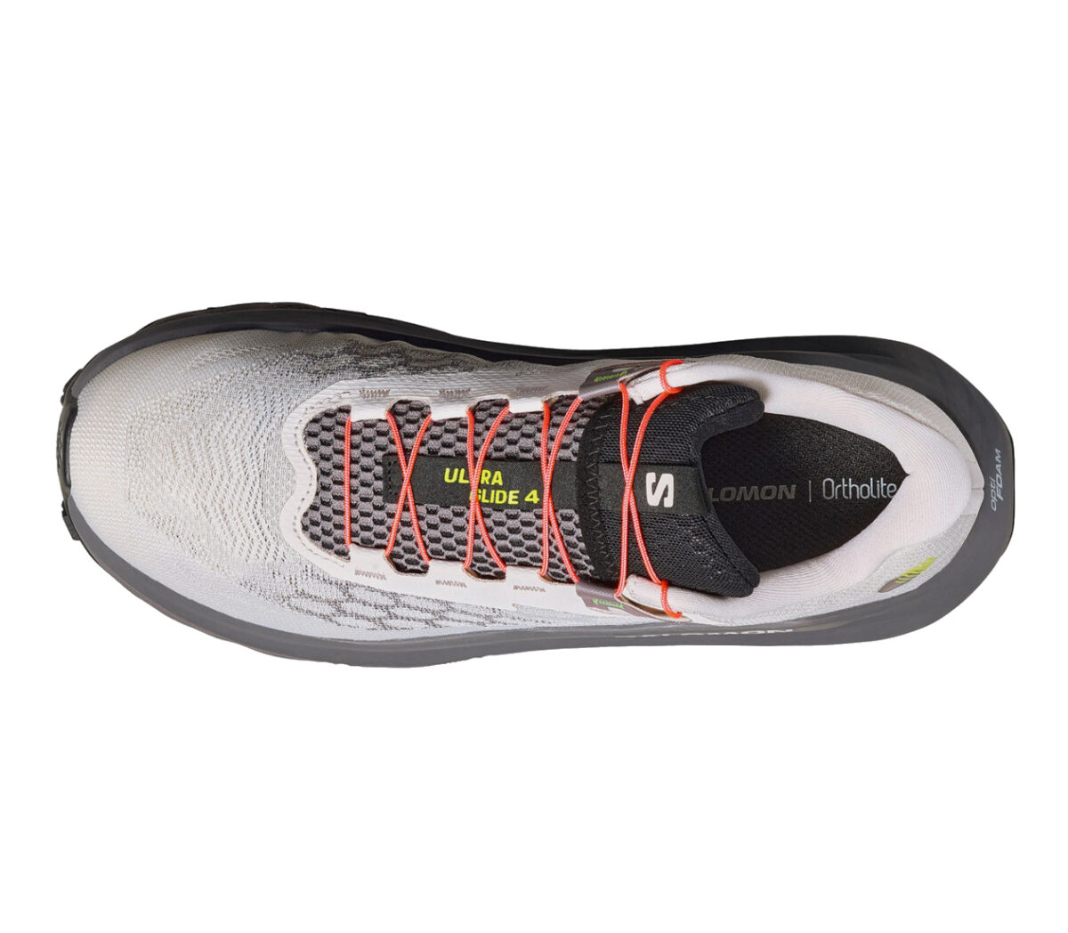 Tomaia Scarpa Salomon Ultra Glide 4 uomo bianca grigia